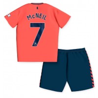 Everton Dwight McNeil #7 Vonkajší Detský futbalový dres 2023-24 Krátky Rukáv (+ trenírky)